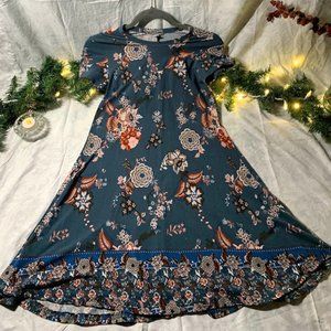 Floral T-shirt Dress